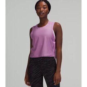Lululemon Align Tank Top Lavender‎ Cropped Athleisure Workout Size 6